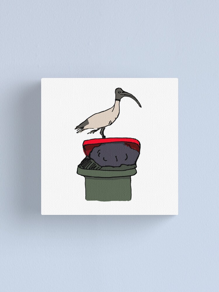 Alternate view of Bin Chicken Canvas Print