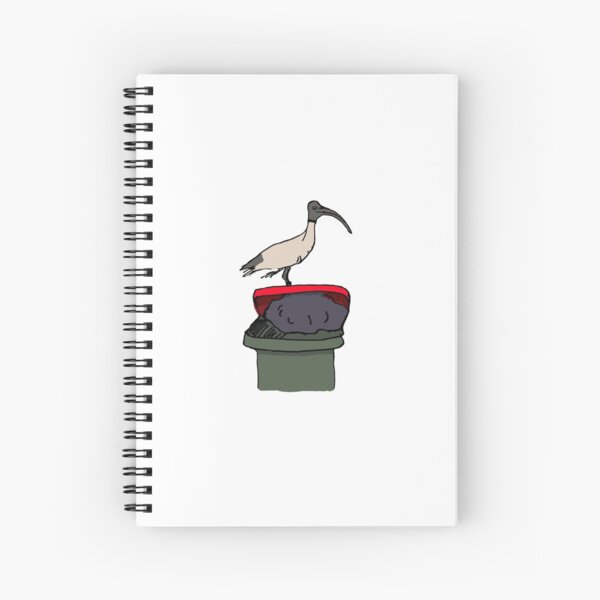 Bin Chicken Spiral Notebook