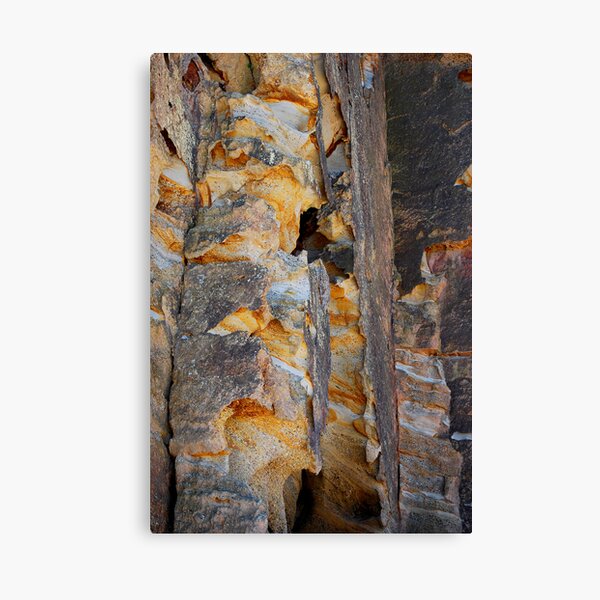 Cliff Colours - Redhead Beach NSW Canvas Print