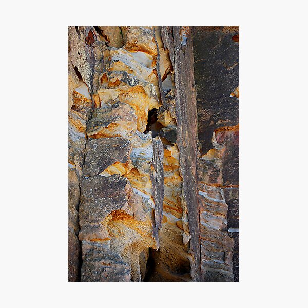 Cliff Colours - Redhead Beach NSW Photographic Print