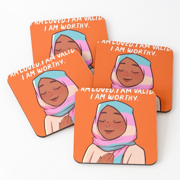 Item preview, You are Loved, Valid, and Worthy (Trans flag ver.) designed and sold by vimiyui.