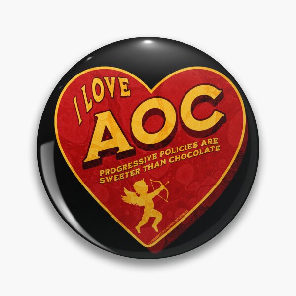 Item preview, PMD00420 Progressive Movement Designs I Love AOC Alexandria Ocasio Cortez Progressive Policy progress goals for Bernie Sanders supporter progressives Bernie Sanders supporter progressives designed and sold by ProgressiveLeft.
