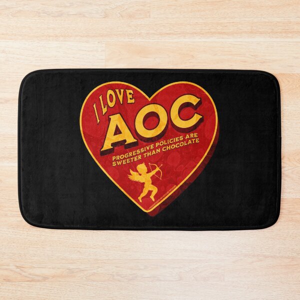 Item preview, PMD00420 Progressive Movement Designs I Love AOC Alexandria Ocasio Cortez Progressive Policy progress goals for Bernie Sanders supporter progressives Bernie Sanders supporter progressives designed and sold by ProgressiveLeft.