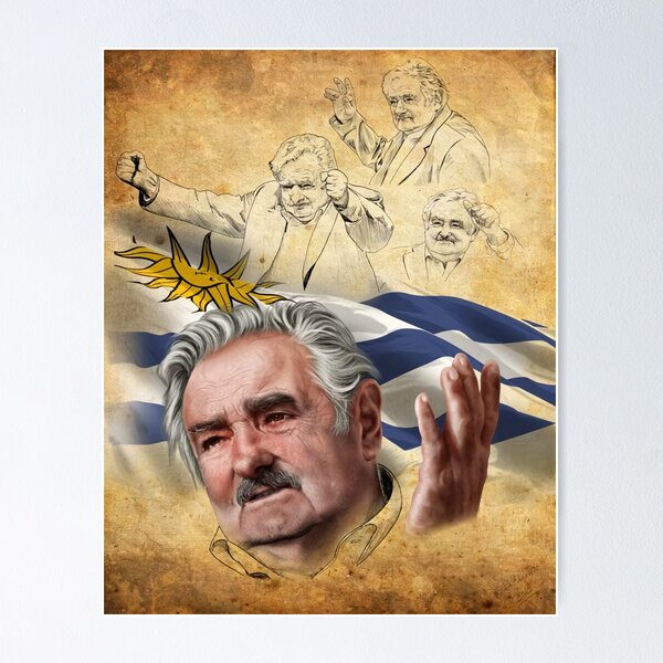 Item preview, Pepe Mujica artwork designed and sold by PoliticsPrint.