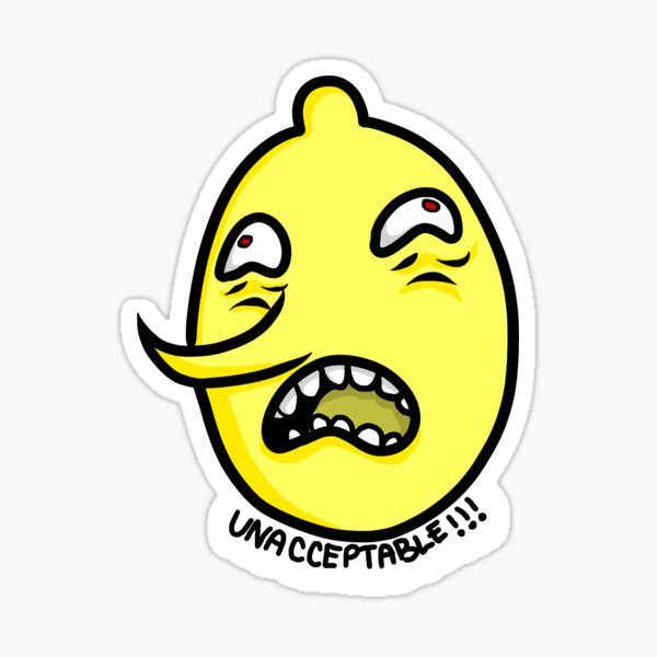 Vista previa del artículo con la obra «Lemongrab desaprueba», diseñado y vendido por MurderBeanArt.