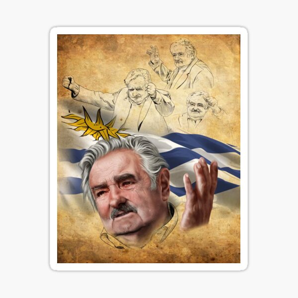 Item preview, Pepe Mujica artwork designed and sold by PoliticsPrint.