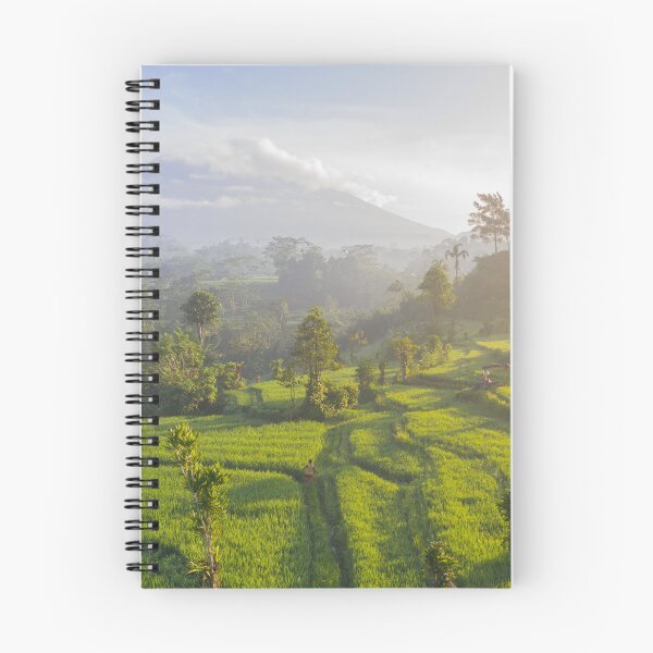 Item preview, Mount Agung in the sunrise, Sidemen, Bali, Indonesia designed and sold by scenerymerch.