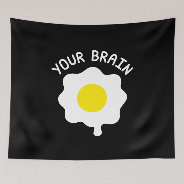 Item preview, Your Brain - Egg White designed and sold by SarcasticWords.