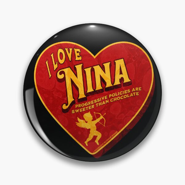 Item preview, PMD00423 Progressive Movement Designs I Love Nina Turner Progressive Policy progress goals for Bernie Sanders supporter progressives Bernie Sanders supporter progressives designed and sold by ProgressiveLeft.