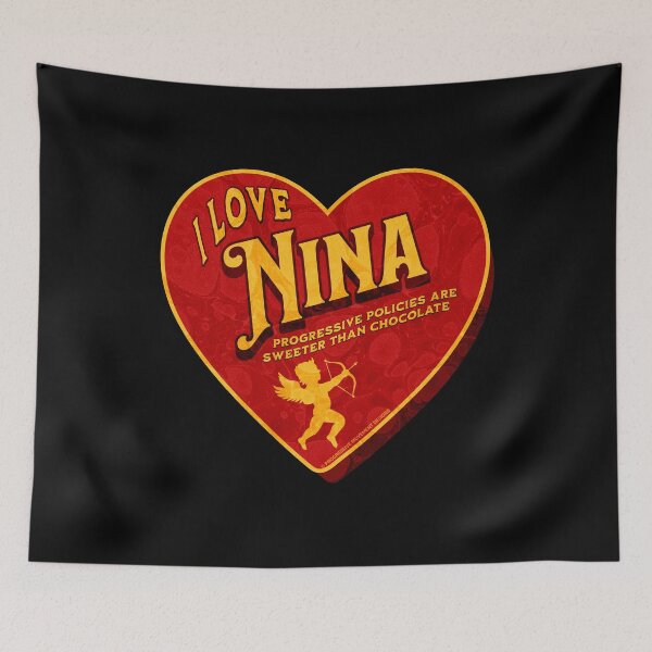 Item preview, PMD00423 Progressive Movement Designs I Love Nina Turner Progressive Policy progress goals for Bernie Sanders supporter progressives Bernie Sanders supporter progressives designed and sold by ProgressiveLeft.
