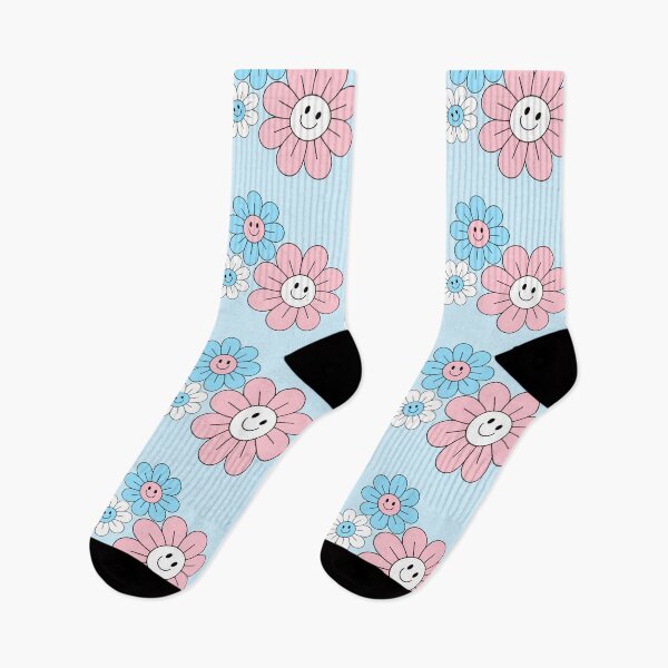 Item preview, Subtle Transgender Pride Hippie Flowers designed and sold by everything4eva.