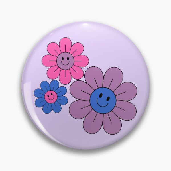 Item preview, Subtle Bi Pride Hippie Flowers designed and sold by everything4eva.