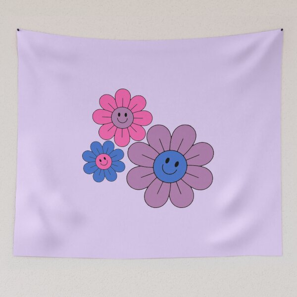 Item preview, Subtle Bi Pride Hippie Flowers designed and sold by everything4eva.