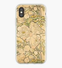 'Pfingstrosen' von Alphonse Mucha (Reproduktion) iPhone-Hülle & Cover