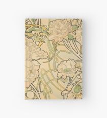 'Pfingstrosen' von Alphonse Mucha (Reproduktion) Notizbuch
