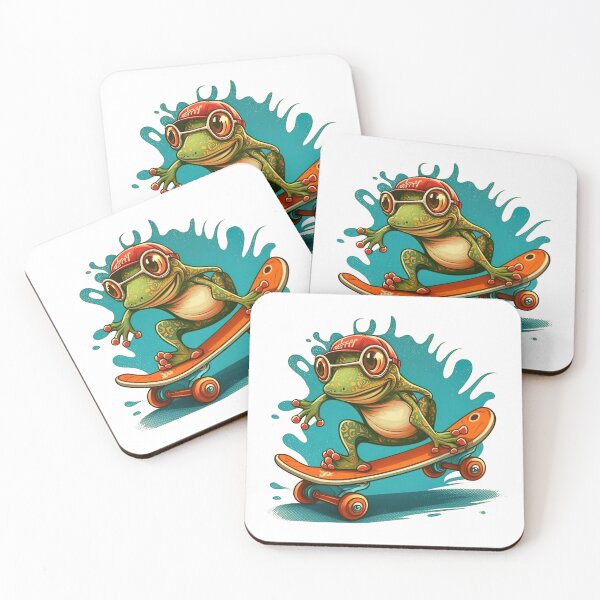 Item preview, Frog On A Skateboard, Skate, Skateboard designed and sold by Skateboard-Art.