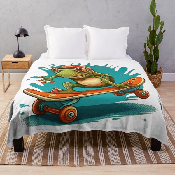 Item preview, Frog On A Skateboard, Skate, Skateboard designed and sold by Skateboard-Art.