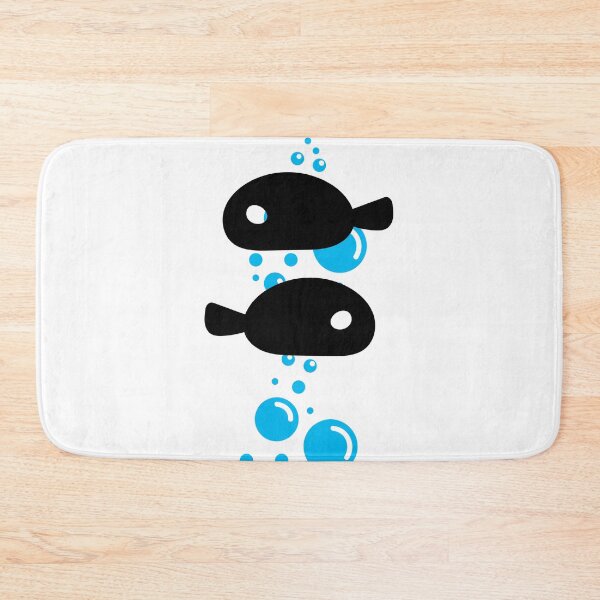 Item preview, Black Fish and Bubbles.  designed and sold by Demetria3.