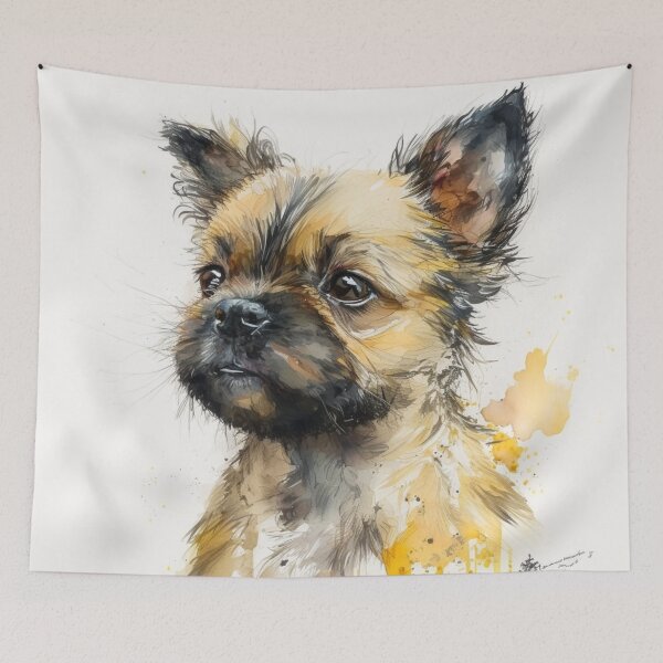 Item preview, Watercolor Cuties: A Puppy's Adorable Look designed and sold by DaniFantasy.