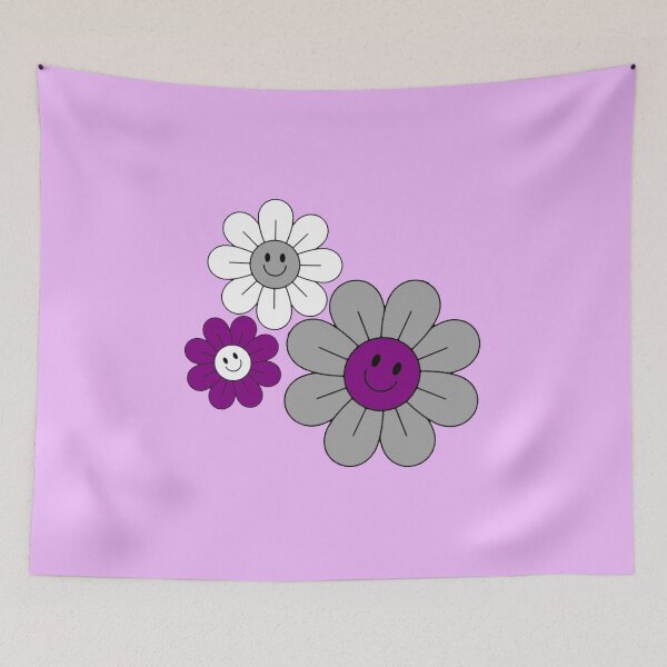 Item preview, Subtle Ace Pride Hippie Flowers designed and sold by everything4eva.