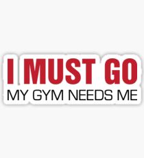 Pegatina Mi gimnasio me necesita