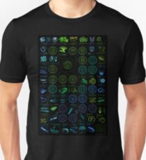 A visual compendium of glowing creatures Unisex T-Shirt