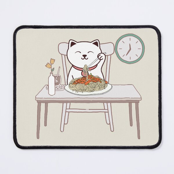 Item preview, Cat Eating Spaghetti , New Design designed and sold by Robo-toons.