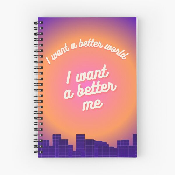 Item preview, I want a better world Sunset Vaporwave designed and sold by Pluto237.