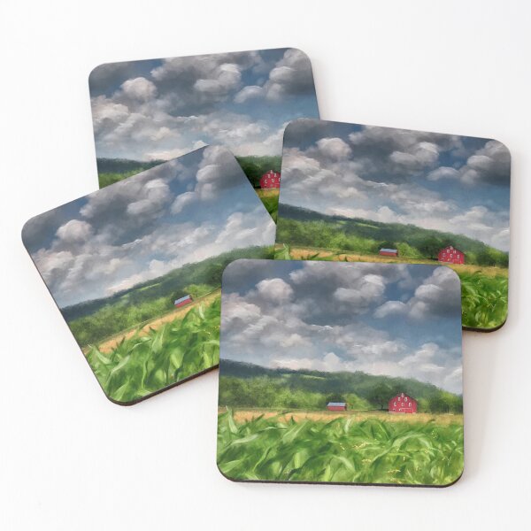 Item preview, The Red Barn On Burnt House Road designed and sold by Lois  Bryan.