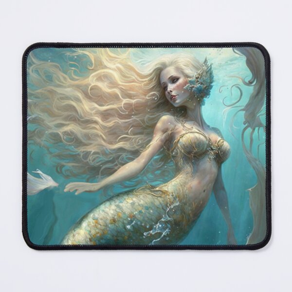 Item preview, Magical Blonde Mermaid (aka Siren, Neried) with Long Enchanting Hair! designed and sold by Dragonstrom.