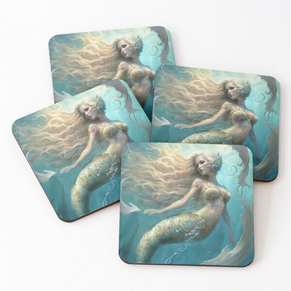 Item preview, Magical Blonde Mermaid (aka Siren, Neried) with Long Enchanting Hair! designed and sold by Dragonstrom.