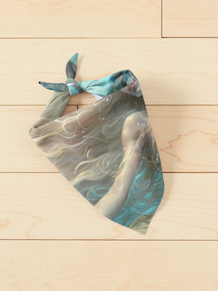 Magical Blonde Mermaid (aka Siren, Neried) with Long Enchanting Hair! Pet  Bandana for Sale by Dragonstrom