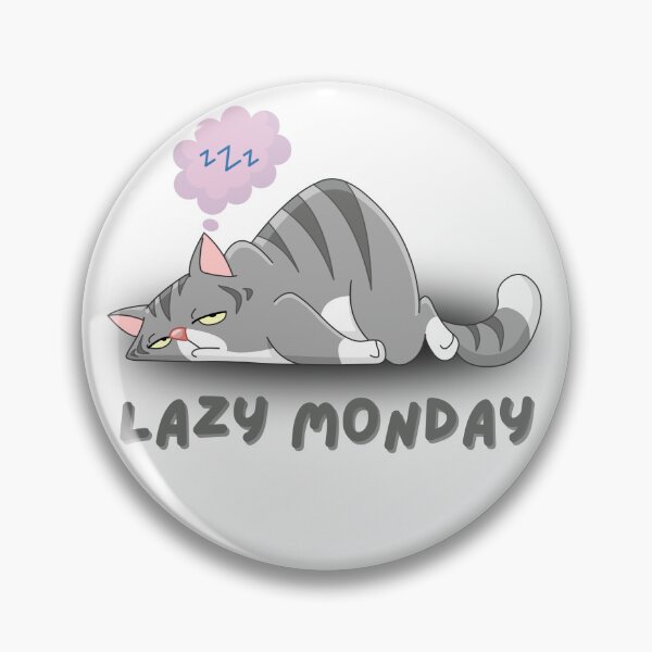 Item preview, Lazy Monday - Cute Funny Cat T-shirts designed and sold by layersofmee.
