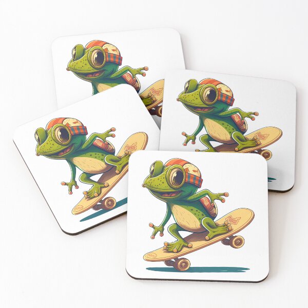 Item preview, Frog On A Skateboard, Skate, Skateboard designed and sold by Skateboard-Art.