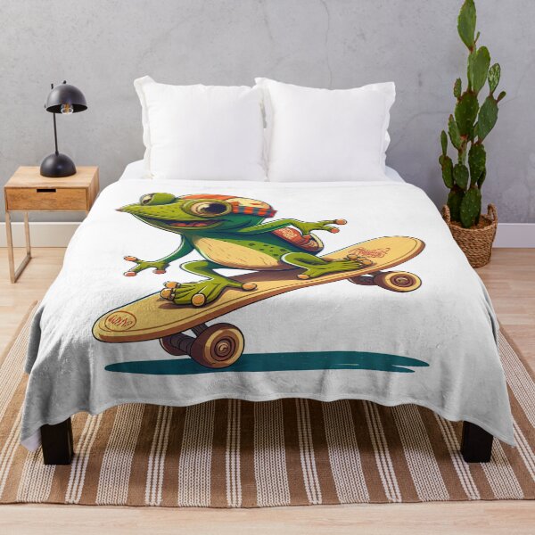 Item preview, Frog On A Skateboard, Skate, Skateboard designed and sold by Skateboard-Art.