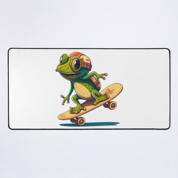 Item preview, Frog On A Skateboard, Skate, Skateboard designed and sold by Skateboard-Art.