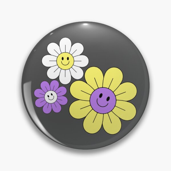 Item preview, Subtle Nonbinary Pride Hippie Flowers designed and sold by everything4eva.