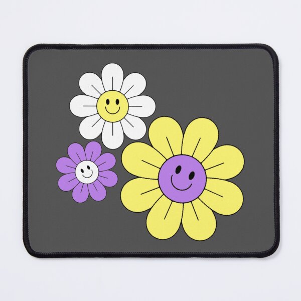 Item preview, Subtle Nonbinary Pride Hippie Flowers designed and sold by everything4eva.