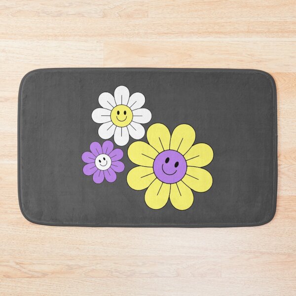 Item preview, Subtle Nonbinary Pride Hippie Flowers designed and sold by everything4eva.