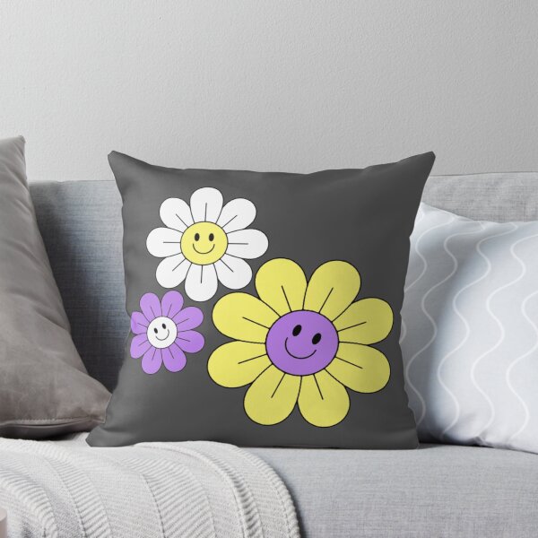 Item preview, Subtle Nonbinary Pride Hippie Flowers designed and sold by everything4eva.