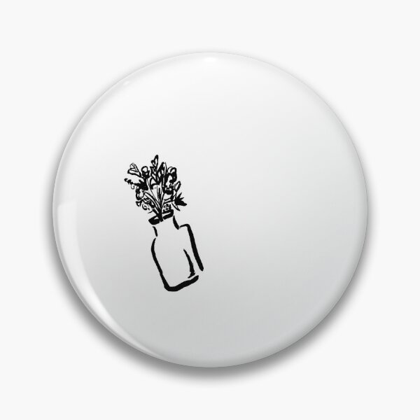 Item preview, Flower vase self drawn designed and sold by BooHulaHoops.