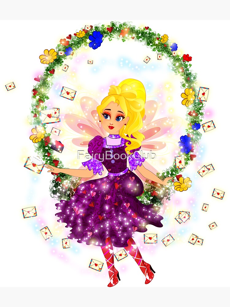Thumbnail 3 of 3, Magnet, Wista~The Valentine's Wish Fairy designed and sold by FairyBookClub.