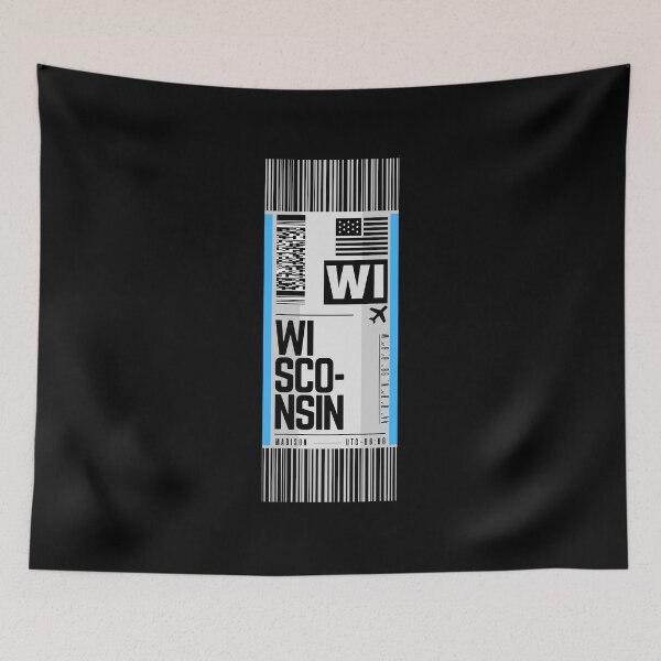 Item preview, WISCONSIN WI - Traveler Tag US Home State of Wisconsin designed and sold by LeddsoDello.