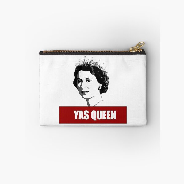 Item preview, Yas Queen Elizabeth II United Kingdom red white black crown yass  designed and sold by starkle.