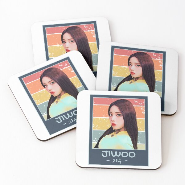 Item preview, NMIXX Jiwoo Retro Animated designed and sold by AliffStudio.
