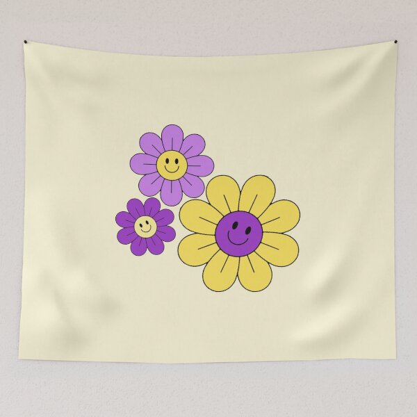 Item preview, Subtle Intersex Pride Hippie Flowers designed and sold by everything4eva.