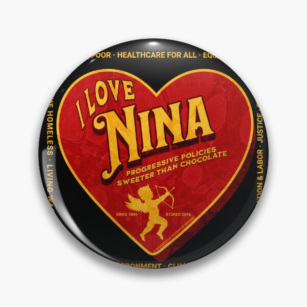 Item preview, PMD00424 Progressive Movement Designs I Love Nina Turner Progressive Policy progress goals for Bernie Sanders supporter progressives designed and sold by ProgressiveLeft.