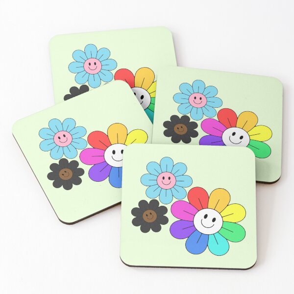 Item preview, Progress Rainbow Pride Hippie Flowers designed and sold by everything4eva.