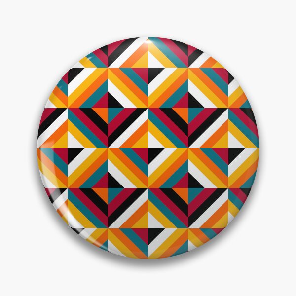 Item preview, Bold Colorful Quilt Patchwork Pattern Orange, Red, Yellow, Teal designed and sold by Gsallicat.