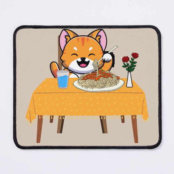 Item preview, Cat Eating Spaghetti , New Design designed and sold by Robo-toons.